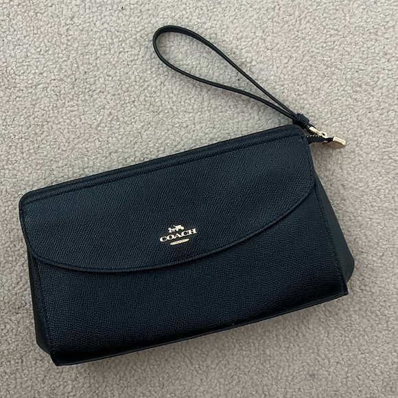 Coach Black Wristlet - Picture 1 of 7